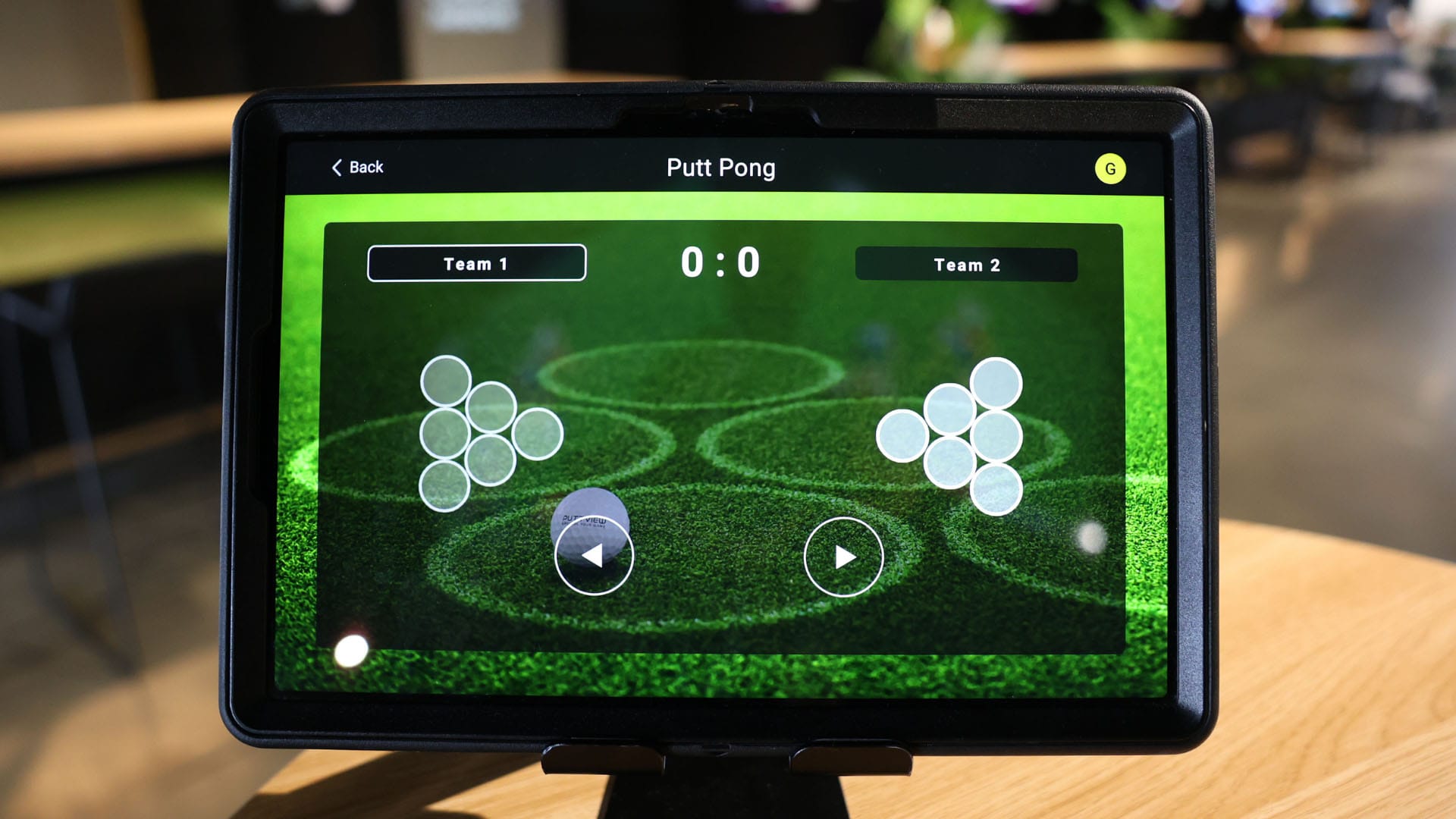 PuttView technology console