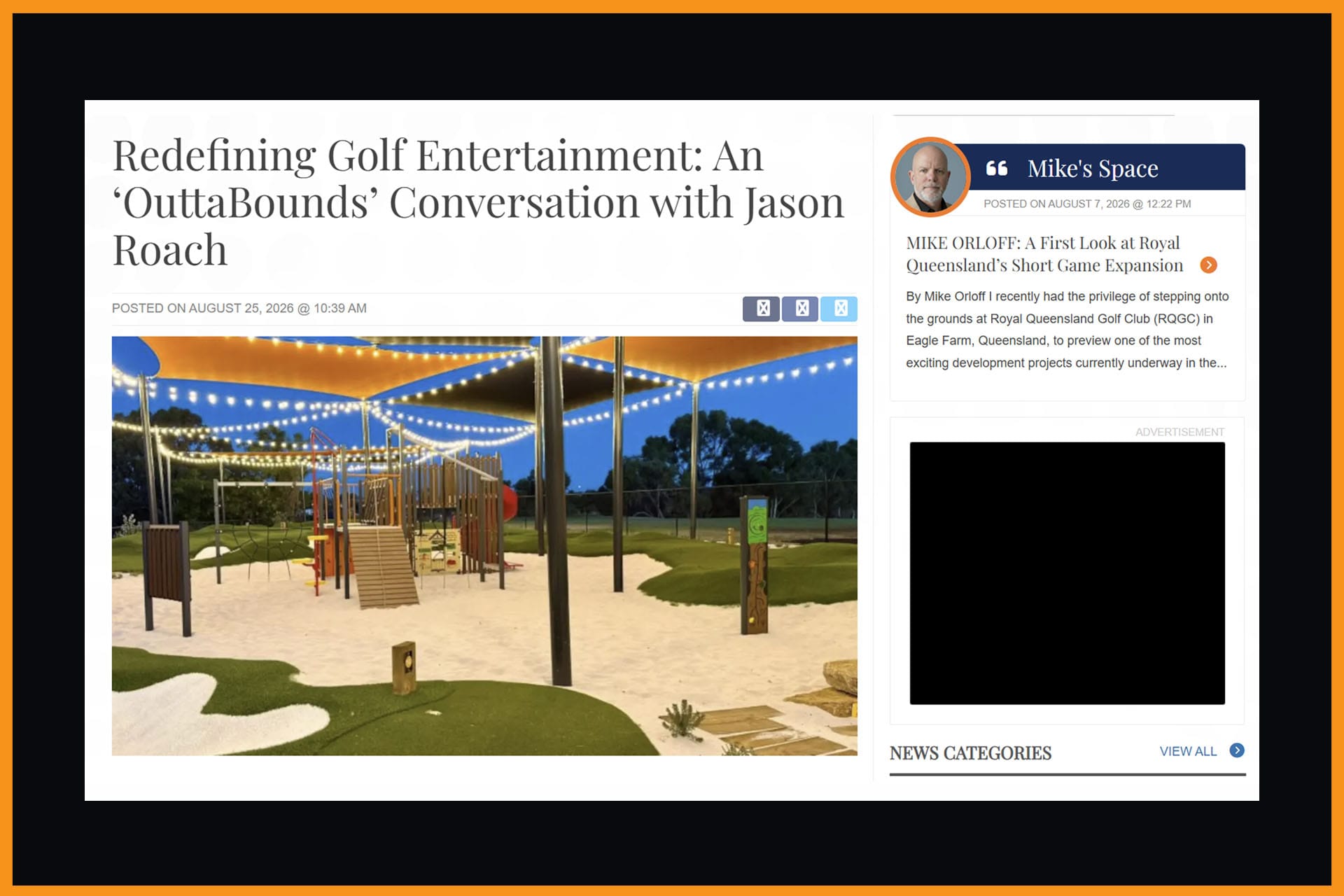OuttaBounds Featured by Golf Industry Central