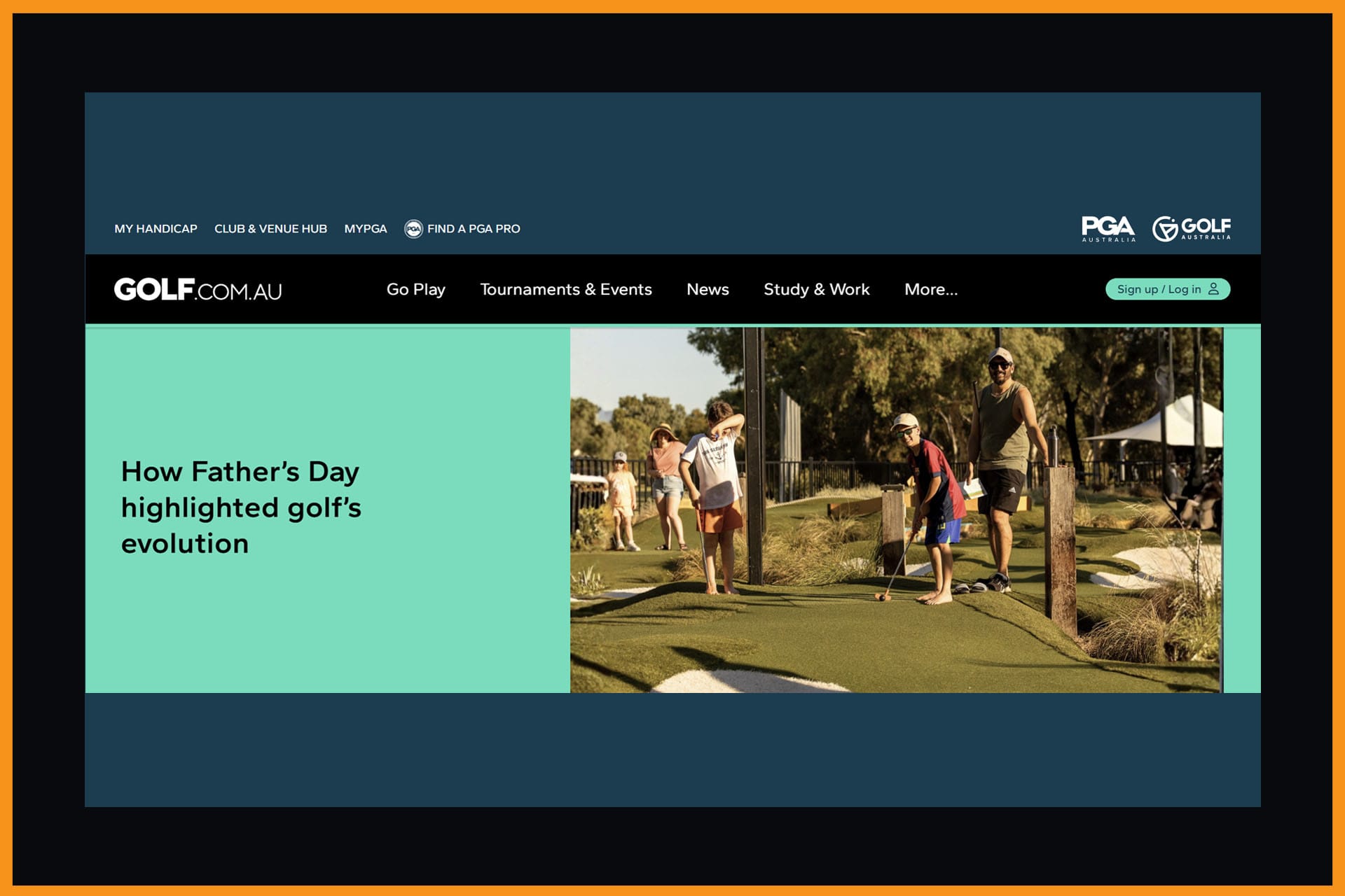 OuttaBounds featured in national story in GOLF.com.au